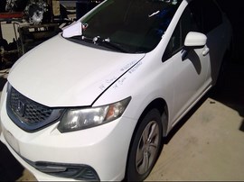 2014 HONDA CIVIC, WHITE, LX, 1.8L, AT,  A25080